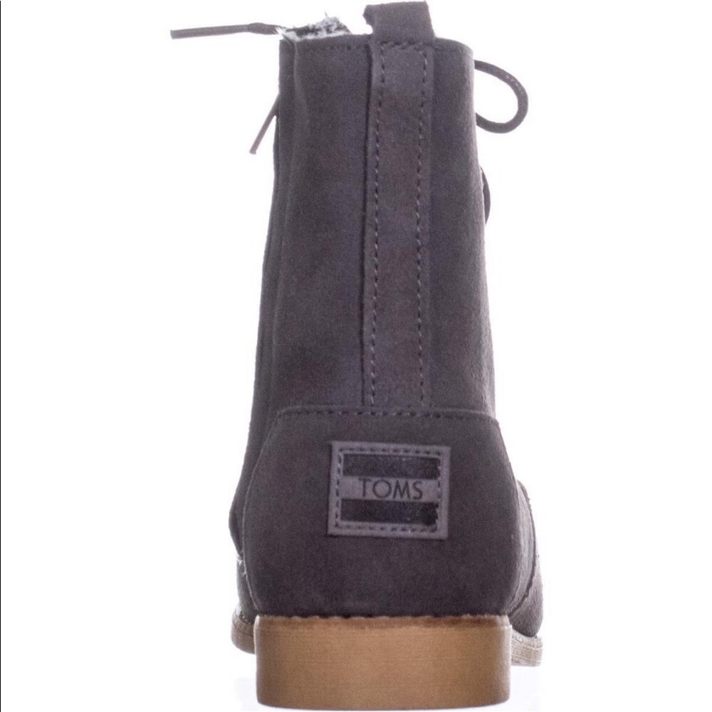 Toms Alpa lace up suede boots in gray size 11! - Picture 4 of 8